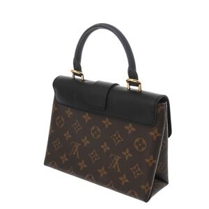Louis Vuitton Canvas Locky Black Handbag Noir Monogram